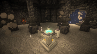 Altar where you make your sacrifice to enter The Tardis Vaults on BadWolfMC: An Adult Minecraft Server